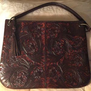 Cathy Porter COPY - Hand Tooled Leather Bag